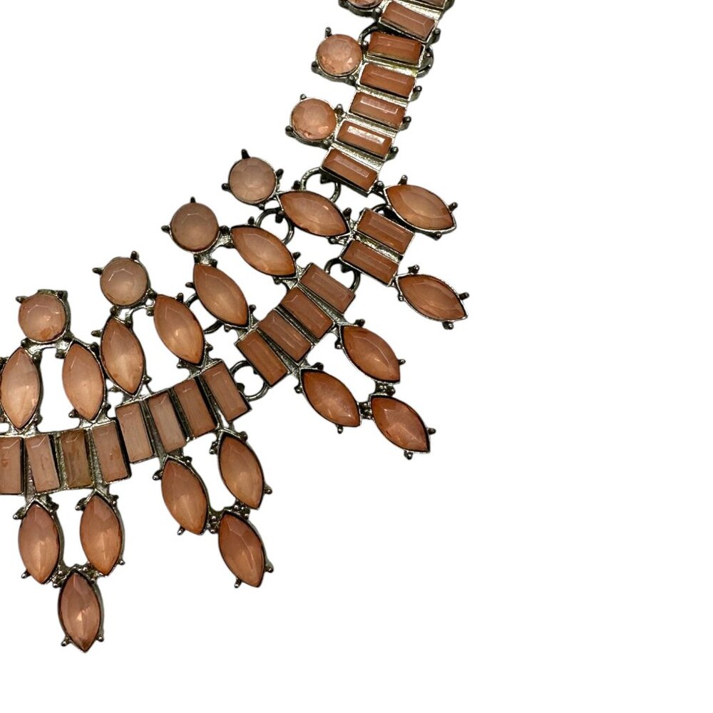 Pink Bejeweled Necklace - Picture 3 of 8